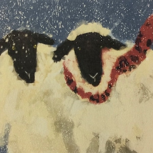 Scarf Weather  -  Rug Hooking  pattern by artist Lindsay Bowles