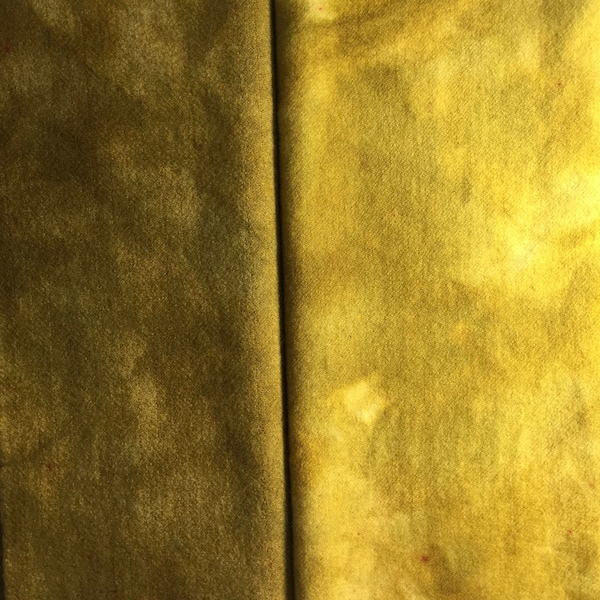 Vintage Mustard - hand dyed rug hooking wool fabric -  1/4 yard dyed on Oatmeal or Natural Wool