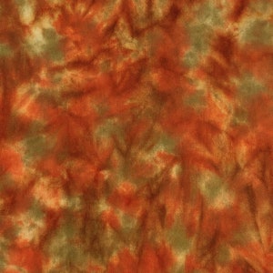 Autumn Maple - Spot hand dyed rug hooking wool fabric -  Fat Quarter