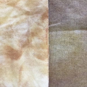 Beeswax - hand dyed rug hooking wool fabric - 1/4 yard