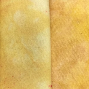 Gemstone Frosted Carnelian - hand dyed rug hooking wool fabric -  (1) Fat Quarter (4) 4 values available