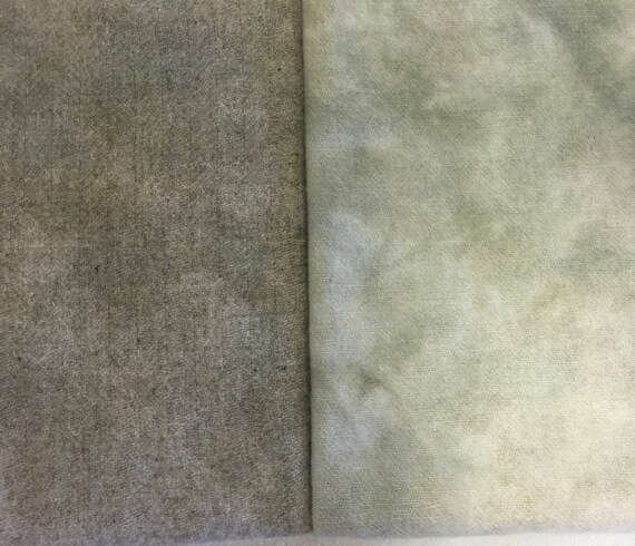 1 hand dyed rug hooking wool fabric - /"Green Garnet Fat Quarter 100/% Wool