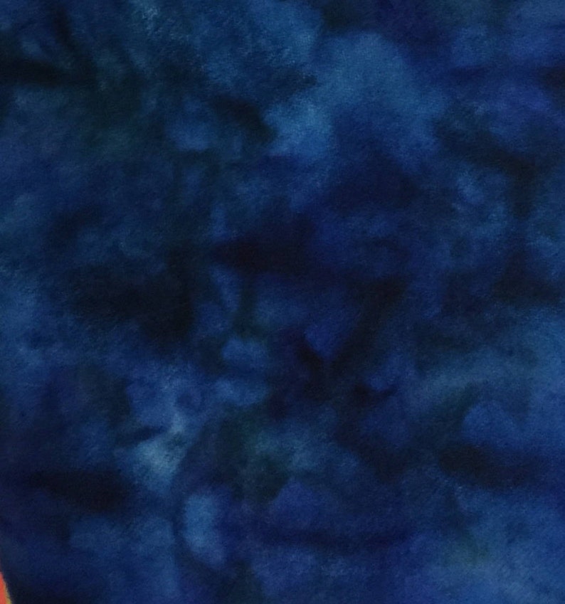 Midnight Magic Spot hand dyed rug hooking wool fabric Fat Quarter image 1