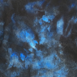 Black Ice - Spot hand dyed rug hooking wool fabric -  Fat Quarter