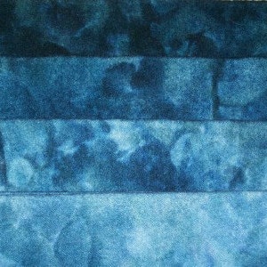 Gemstone Sapphire - hand dyed rug hooking wool fabric -  (1) Fat Quarter (4) values available