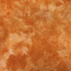 Peachy Apricot - hand dyed rug hooking wool fabric 1/4 yard