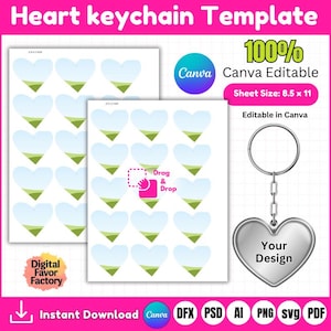 "T-shirt keychain sublimation template in SVG and PNG formats"

"Dog tag keychain design template for Cricut and Canva"

"Dog bone keychain blank template for sublimation printing"

"Square keychain cut file bundle for DIY projects"

"Heart-shaped keychain blank design in multiple formats"

"Circle and round keychain template bundle for crafting"

"Retro motel keychain SVG cut file for sublimation and Cricut"
"Bundle of 9 keychain design templates for Cricut and Silhouette"