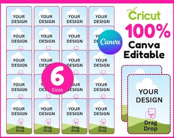 Poker Card Canva Editable Template, Card Sublimation Designs, Play Card Canva Template, Editable Trading Card, Blank Playing Cards Templates