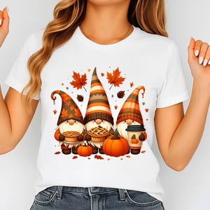 Fall Gnomes Png, Sublimation Designs, Fall Leaves Png, Pumpkin Season Png, Autumn Leaves Png, Pumpkins Png, T-Shirt Design, Digital Download