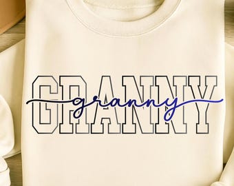 Granny Png, Sublimation Designs, Grandmother Png, Grandma Png, T-Shirt Design, Sweatshirt Png, Trending Png, Digital Download PNG