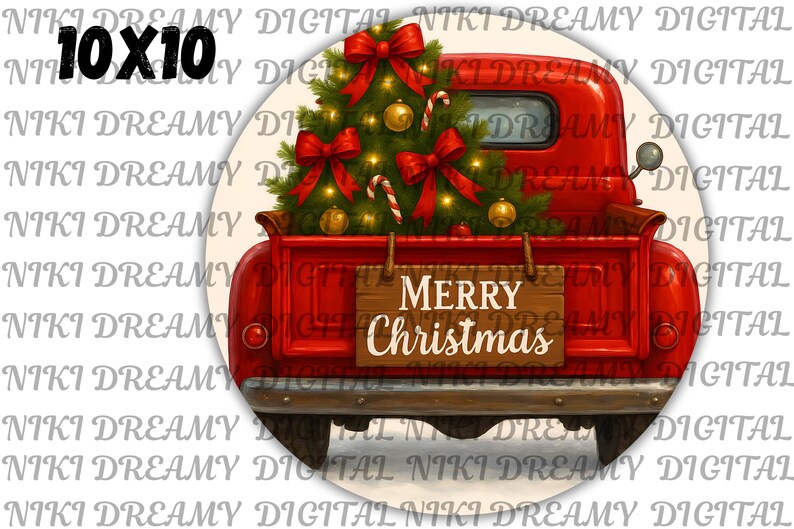 Merry Christmas Wind Spinner PNG Sublimation Designs 8 Inch & 10 Inch Wind Spinner Christmas Spinner Merry Christmas PNG Digital Download