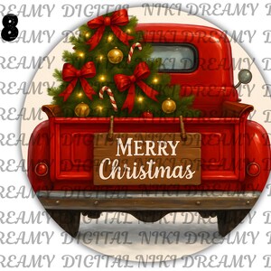 Merry Christmas Wind Spinner PNG Sublimation Designs 8 Inch & 10 Inch Wind Spinner Christmas Spinner Merry Christmas PNG Digital Download