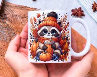 Herfstmokomslag, 11 oz en 15 oz Fall Vibes pompoenkoffiemok sjabloon, herfstmok sublimatieontwerpen, 3D-mokomslag, digitale download, png PNGEgg