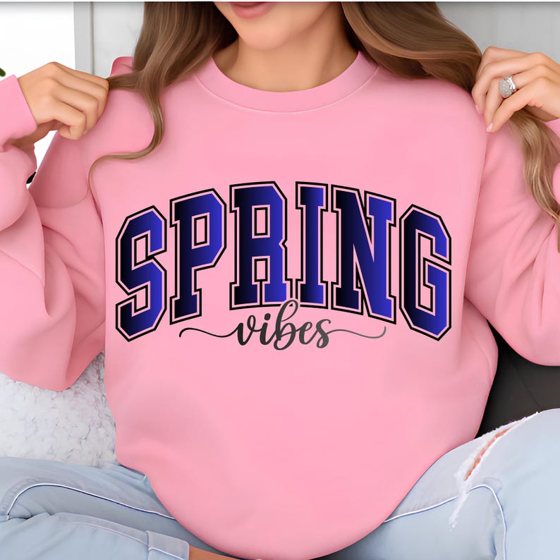 Spring Vibes Png, Spring Png T-Shirt Design, Spring Shirt Sublimation Designs, Spring Shirt Png, Trendy Png, Popular Png, Digital Download