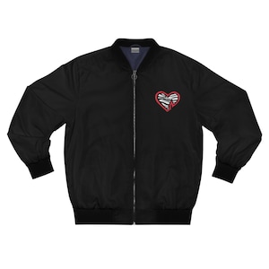 Shawn Michaels Heartbreak Kid Black Bomber Jacket, WWE Wrestling Men&#39;s Fashion Clothing, Retro Wrestler Outfit, Cosplay Costume, Vintage