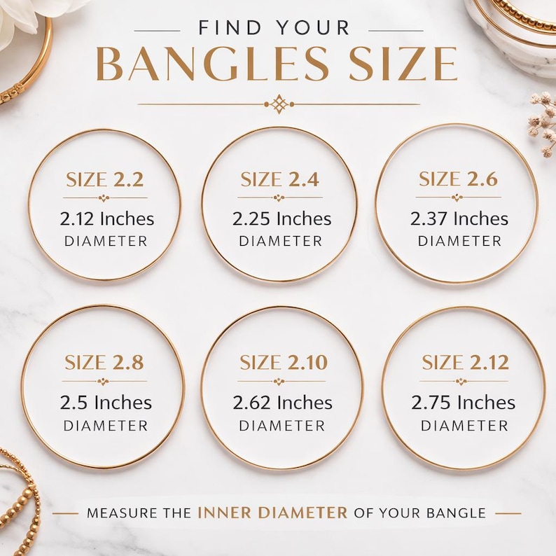 bangles 2.2, bangles 2.4, bangles 2.6, bangles2.8, bangles 2.10, bangles 2.12.