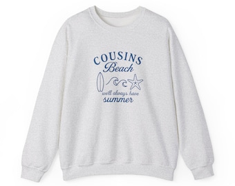 Cousins Beach Sweatshirt: TSITP Inspired Coastal Crewneck