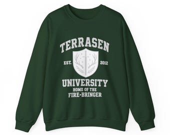 Terrasen University Sweatshirt: Throne of Glass Fantasy Crewneck