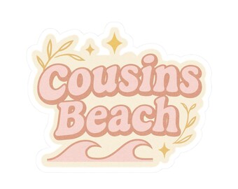 Cousins Beach Sticker: Pastel TSITP BookTok Merch