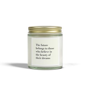 Inspirational Scented Candle, Aromatherapy Gift, Relaxing Decoration, Wedding Favors, Self-Care Essentials