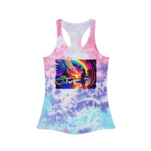 Tie Dye Racerback Tank Top