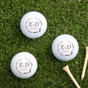 Personalized Wedding Golf Ball Favors , Custom Wedding Day Gift,Color Printed, Wedding Custom Golf Ball, wedding favors for guests in bulk