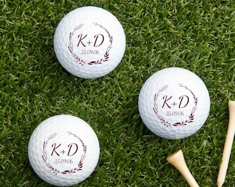 Personalized Wedding Golf Ball Favors , Custom Wedding Day Gift,Color Printed, Wedding Custom Golf Ball, wedding favors for guests in bulk
