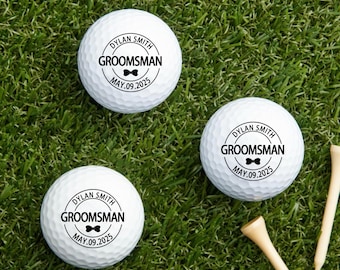 Regalos personalizados para padrinos de boda con pelotas de golf con foto, pelota de golf con imagen personalizada para bodas, regalos de golf para hombres, regalo de golf para padrinos de boda, regalos para amantes del golf