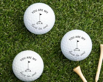 Regalo para esposo, regalo para novio, pelota de golf personalizada, regalo para golfista, regalo de golf personalizado para él, regalo de golfista, regalo de aniversario para él