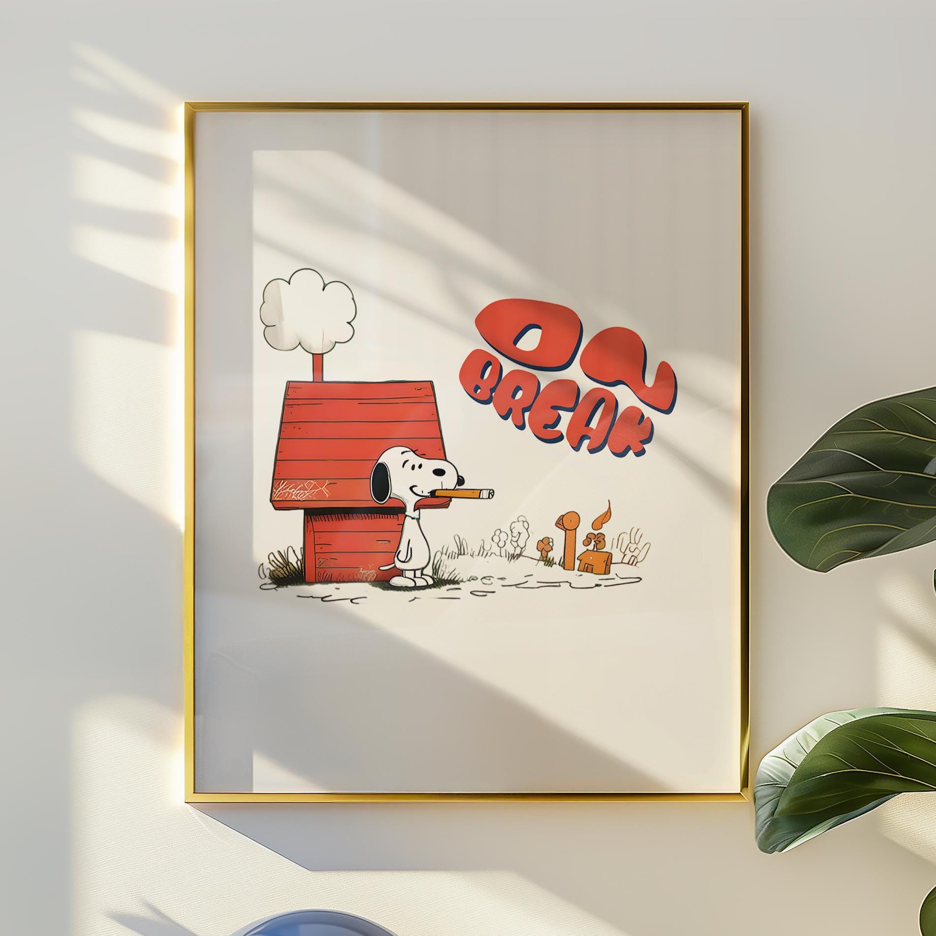 Snoopy Smoking