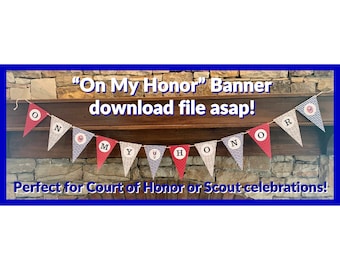 NUEVO "On My Honor" Banner #1 - Opciones digitales o impresas