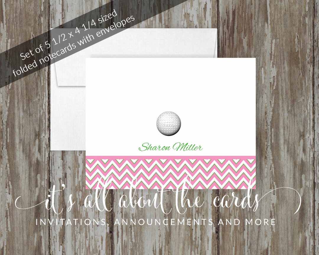 Set of 8 Custom FOLDED Note Cards Includes Envelopes Packaged for Gift
