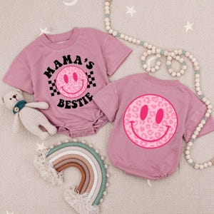 Mama&#39;s Bestie Baby Romper: Mommy & Me Matching Bodysuit
