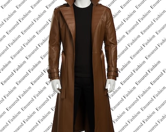 ガンビット X-97 トレンチ ロングレザー トレンチコート コート