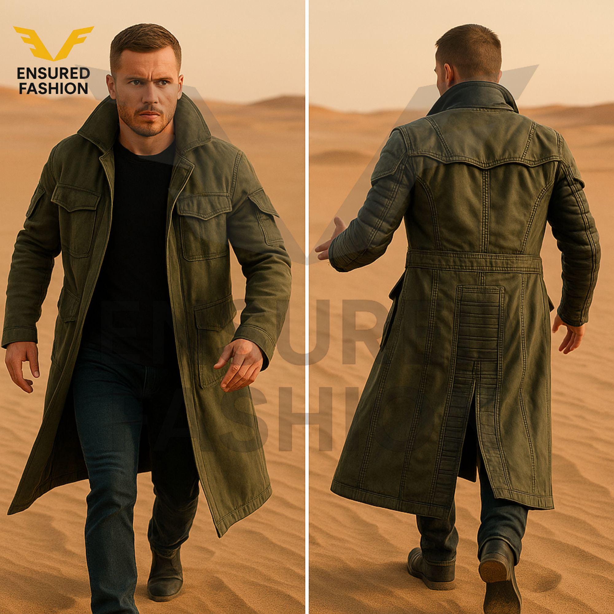 NCR Ranger Duster Jacket: Fallout New Vegas Cosplay, Tactical Canvas Coat