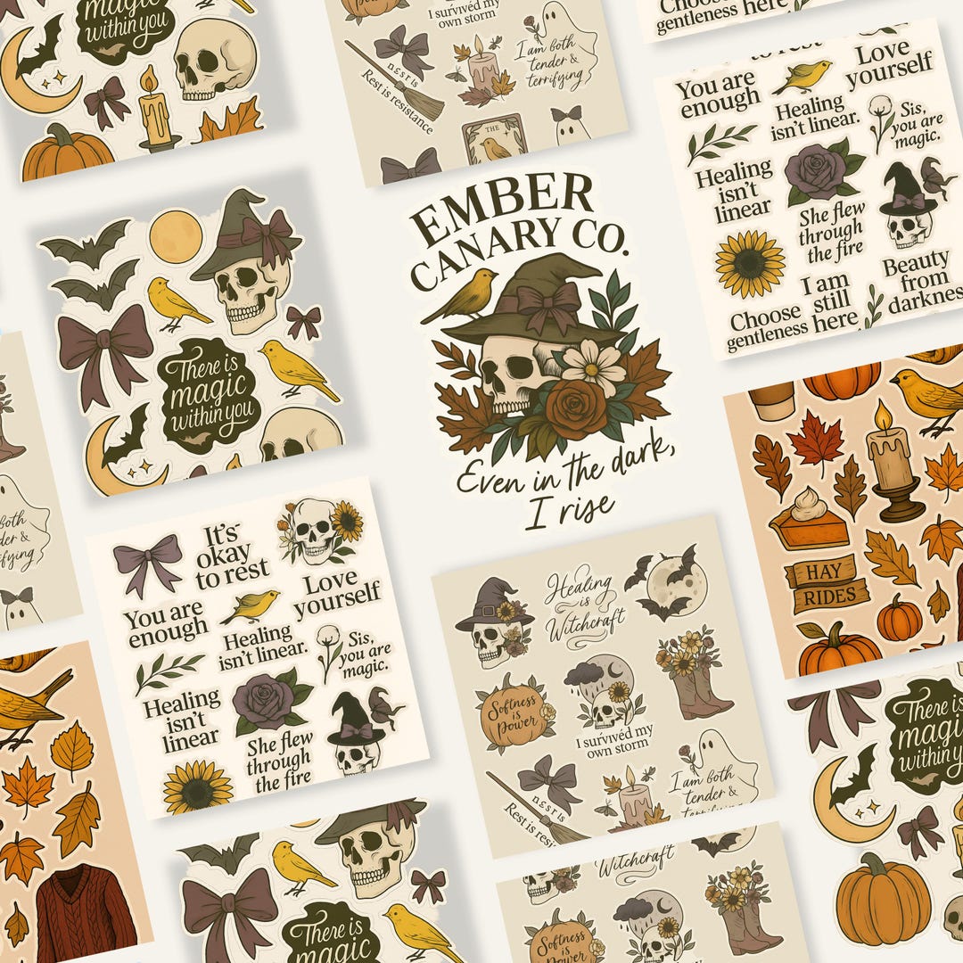 Goodnotes Digital Stickers Halloween Skeleton Fall Instant Download ...
