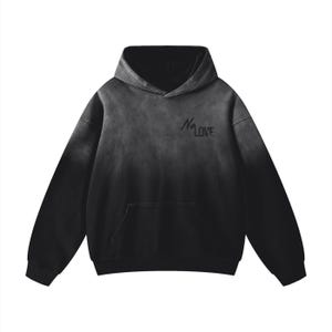 NO LOVE Heavyweight Oversized Hoodie