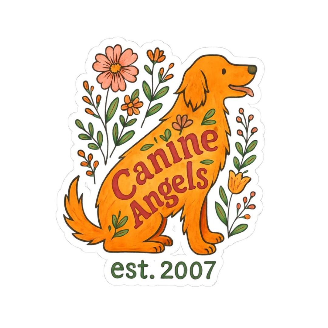 Canine Angels Sticker - Etsy