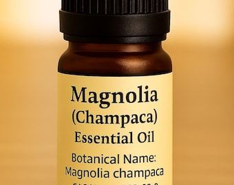 Aceite esencial de Champaca (Magnolia champaca) / obtenido por destilación al vapor / floral narcótico / mezclas DIY, difusores, regalos, inauguración de la casa