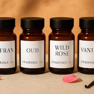 Mediterranean Bundle (Zafran, Oud, Wild Rose, Vanilla)- Home Fragrance/Diffuser oil (Home, car, gym, gift, personalization, customizable)