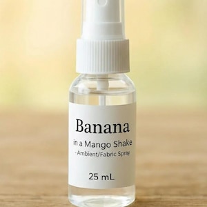 Banana in a Mango Shake- Ambient/Fabric Spray and Diffuser oil| youthful romantic tropical artisanal scent| Gifting DIY blends housewarming