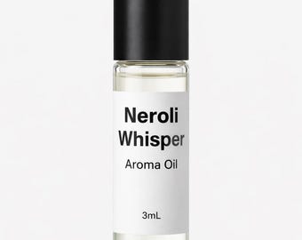 Neroli Whisper| Fresh floral fragrance Roll On| Neroli Orange blossom Musk Amber Scent| Natural Roll On| Alcohol Free | Unique Floral Gift