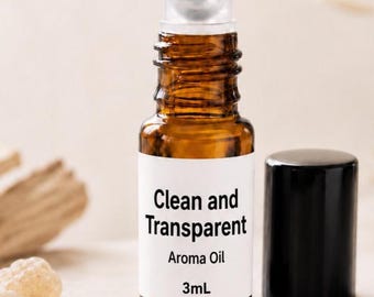 Aceite aromático roll-on transparente y limpio / Fragancia íntima, almizclada, suave, amaderada y ligera / Aroma sin alcohol para combinar con otras fragancias, ideal para regalar o para un ritual personal.