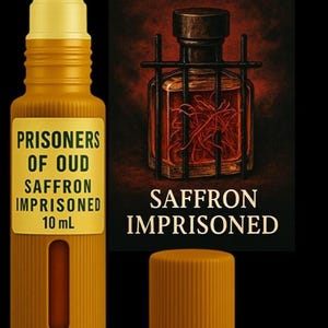 Saffron Oud Roll-On: All Natural Oriental Fragrance