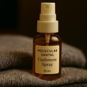 Spray de fragancia de sándalo molecular/sándalo Mysore para cachemira, suéteres, abrigos, armarios, cajones, telas y bufandas. Aroma cremoso, amaderado y suave. imagen 7