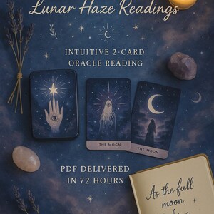 Lecture Oracle 2 cartes | Guidage intuitif personnalisé PDF | Aperçu rapide de l'amour, de la carrière ou du chemin de vie