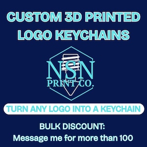 Custom 3D Printed Logo Keychain: Personalized Business Swag