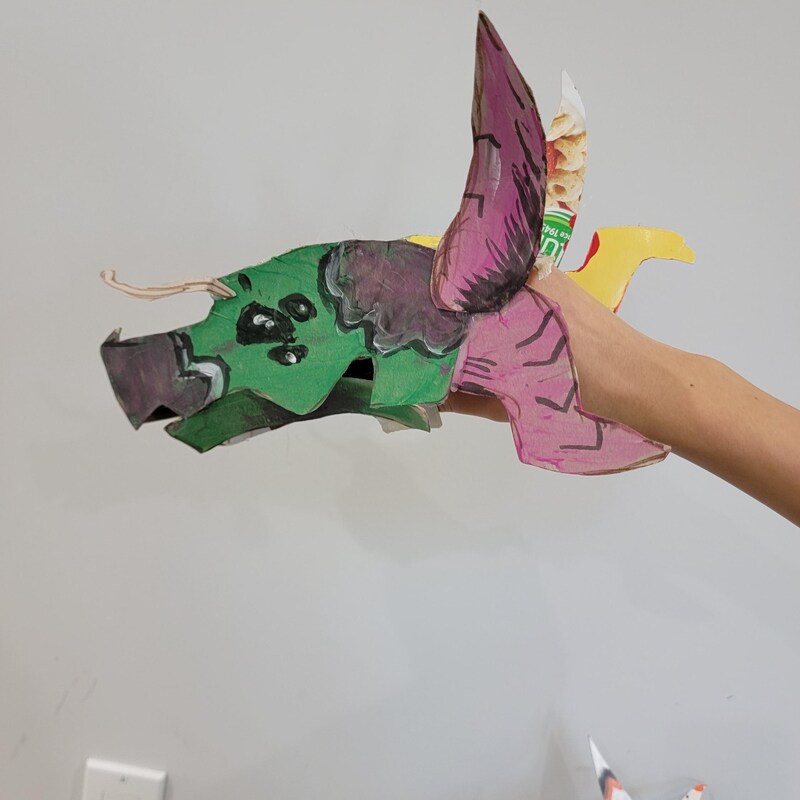 Forkscales Dragon Puppets - Etsy