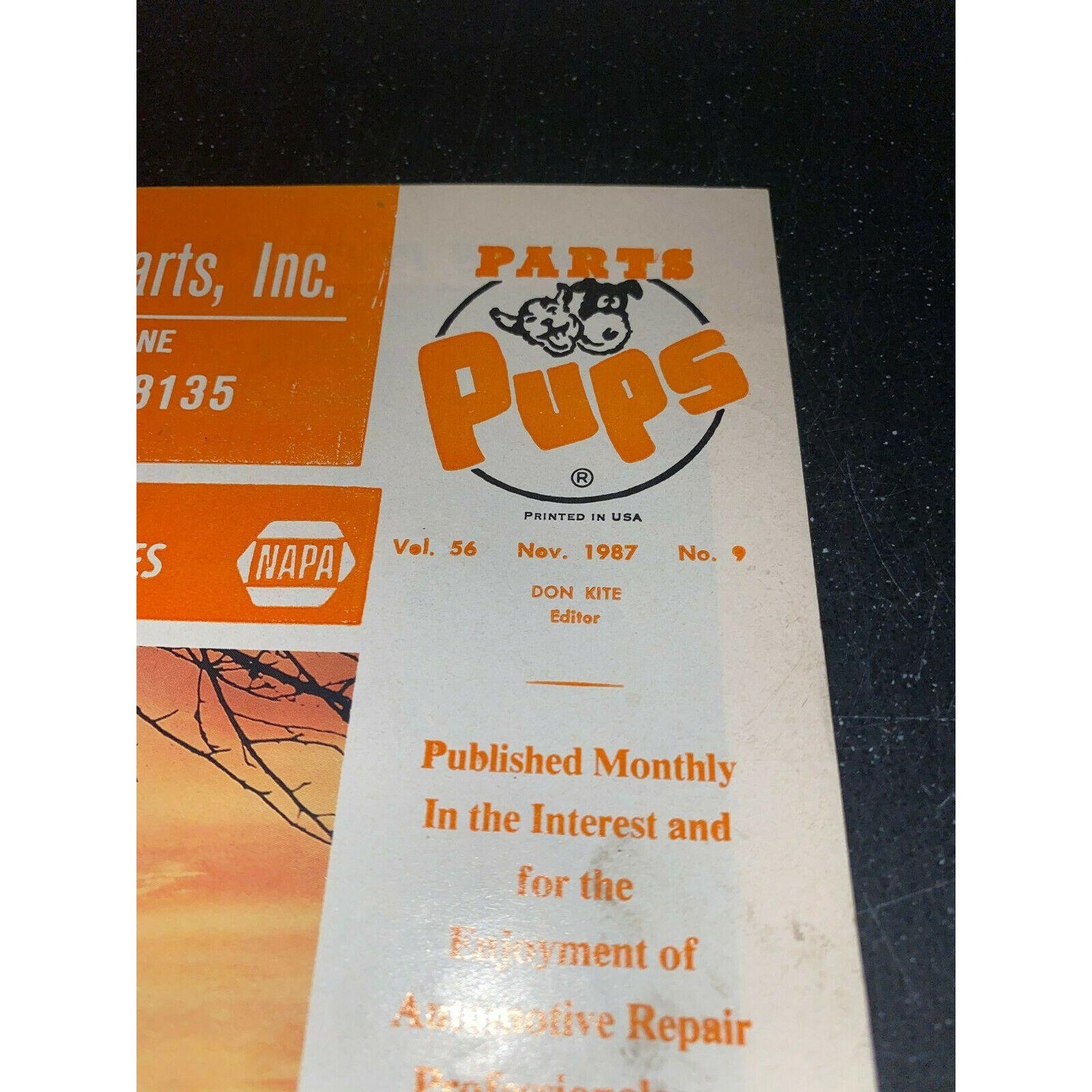 Napa Parts Pups November 1987 Cars Pin Up Chapman Auto Parts Etsy