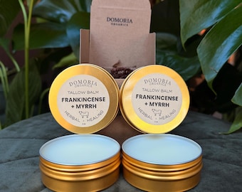 Bálsamo de sebo de incienso y mirra (paquete de 2 o 1)
